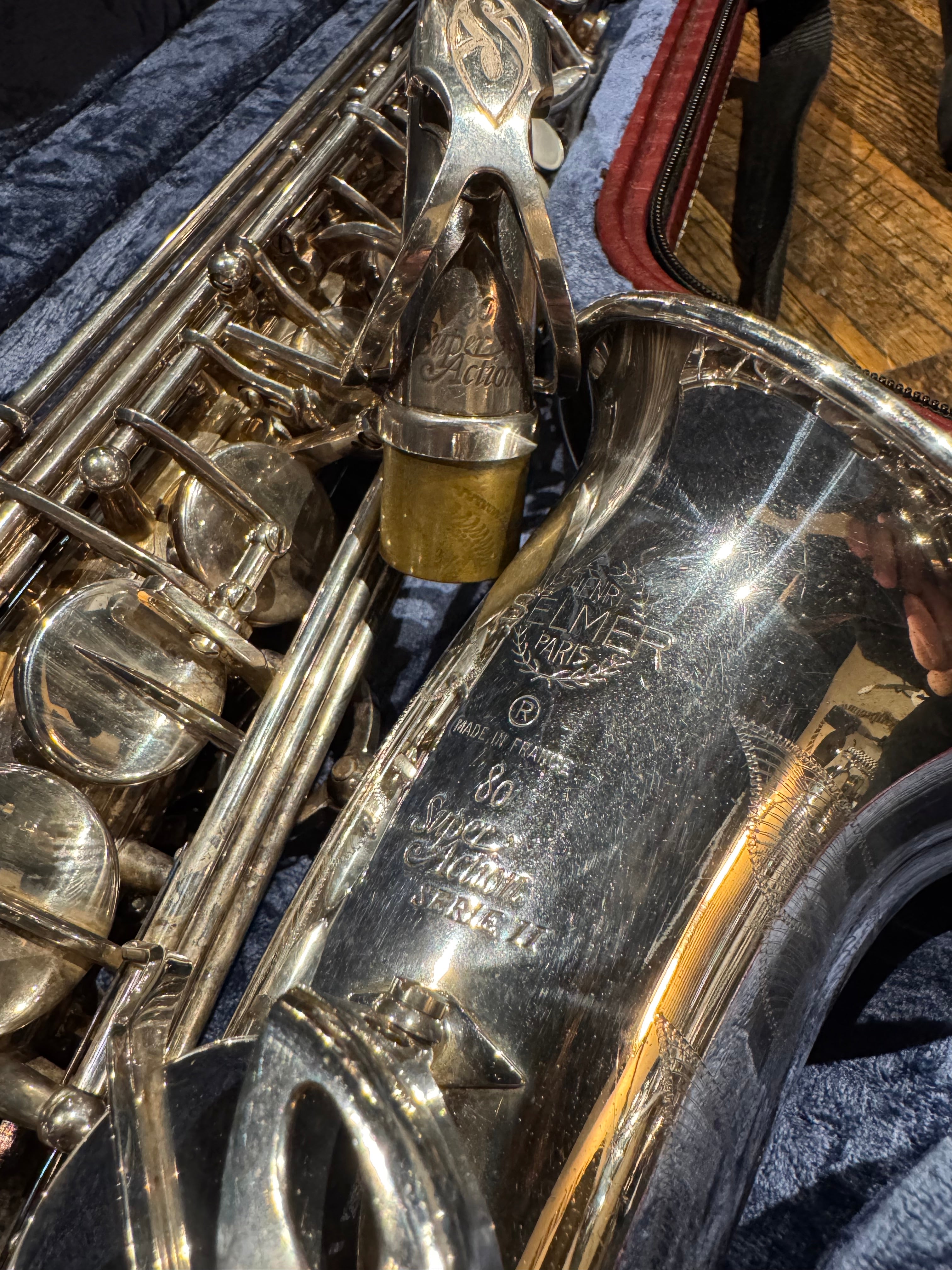 SELMER SERIE Ⅱ 銀メッキ SN.51×××× SELMER SERIE Ⅱ 銀メッキ SN.51××××